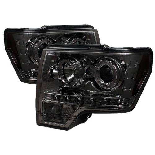 Spyder Auto - 5010254 | Spyder Signature Projector Headlights - Halogen Models ONLY (2009-2014 F150)
