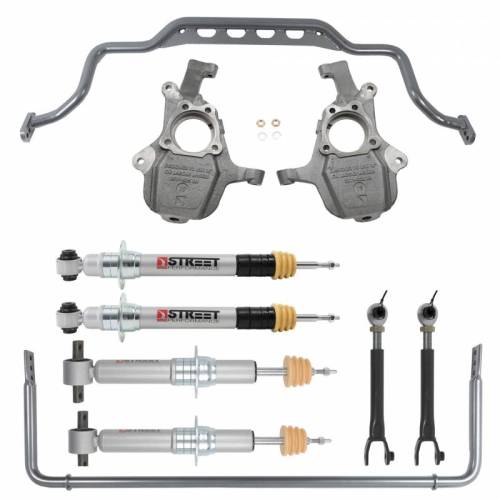 Belltech - 1034SPS | Belltech 2 to 3.5 Inch Front / 1 to 3.5 Inch Rear Complete Lowering Kit with Street Performance Struts & Sway Bars (2021-2023 Suburban, Yukon XL 2WD/4WD)