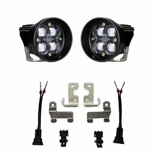 Baja Designs - 447703 | Baja Designs Squadron-R SAE Pocket Kit Fog Lights For Toyota Highlander / RAV4 | 2014-2021 | Pair, Clear