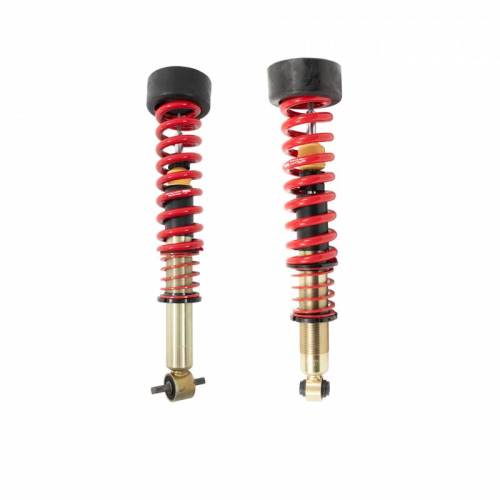 Belltech - 1105SPC | Belltech 0.5 to 2 Inch Front / 1 to 2.5 Inch Rear Complete Lowering Kit w/ Height Adjustable Coilovers (2021-2023 Tahoe/Yukon 2WD/4WD)