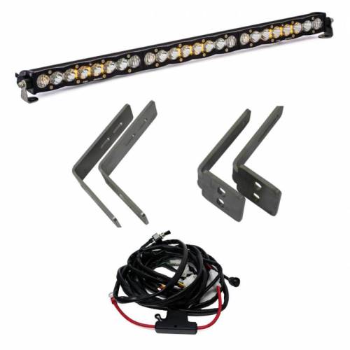 Baja Designs - 447792 | Baja Designs S8 30 Inch Grille Upper Mount LED Light Bar Kit For Ford F-250 / F-350 Super Duty | 2011-2016