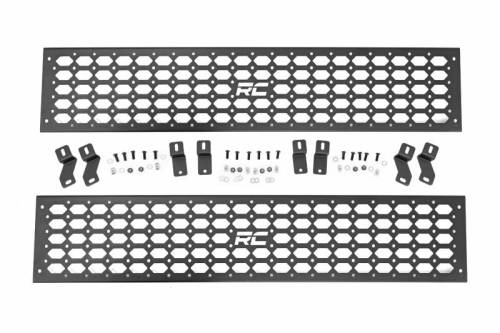 Rough Country - 73114 | Rough Country Steel Bed Rack Molle Panel For Toyota Tacoma 2/4WD | 2005-2023