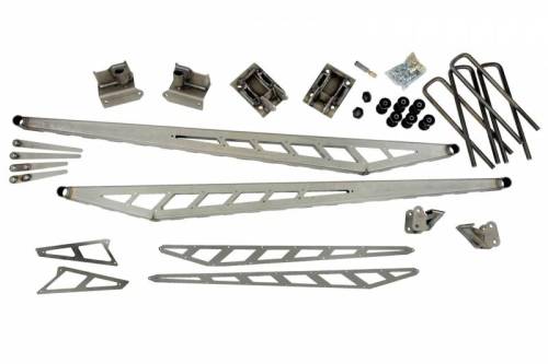 McGaughys Suspension Parts - 52421 | McGaughys Traction Bar Kit 2020-2025 GM Truck 3500 Long Bed