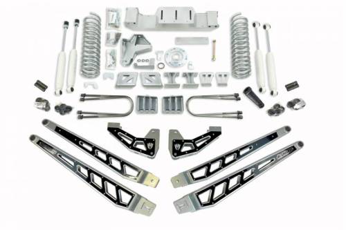 McGaughys Suspension Parts - 54415 | McGaughys 6 Inch Lift Kit 2019-2024 Dodge Ram 3500 4-Link Kit 4WD