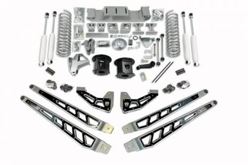 McGaughys Suspension Parts - 54430 | McGaughys 8 inch Lift Kit 2019-2024 Dodge Ram 2500 4-Link Kit 4WD Air Rear