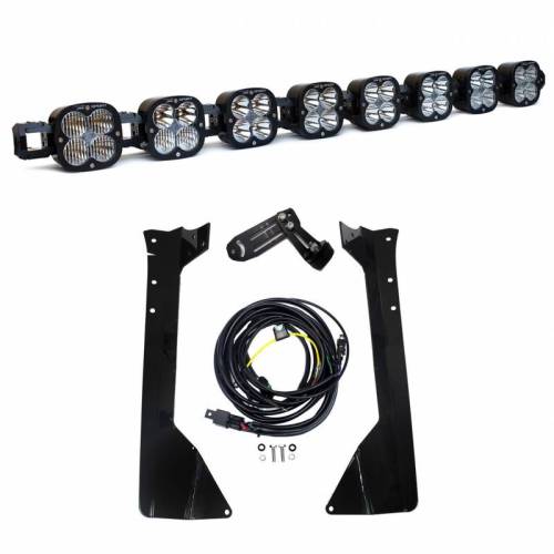 Baja Designs - 447099 | Baja Designs XL Sport Linkable Roof Mount LED Light Bar Kit For Jeep Wrangler JK | 2007-2018 | Multi-Pattern Light Pattern, Clear