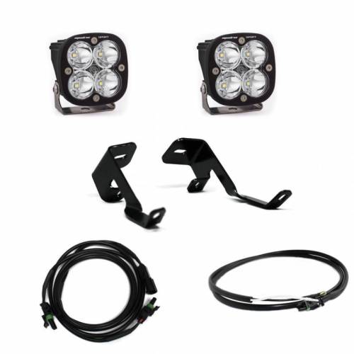 Baja Designs - 447620 | Baja Designs Squadron Pro A-Pillar LED Light Pod Kit For Ford F-150 / F1-50 Raptor | 2015-2020 | Spot Light Pattern, Clear