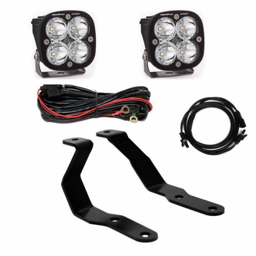 Baja Designs - 447628 | Baja Designs Squadron Sport A-Pillar LED Light Pod Kit For Ford Ranger | 2019-2022 | Driving/Combo Light Pattern, Clear