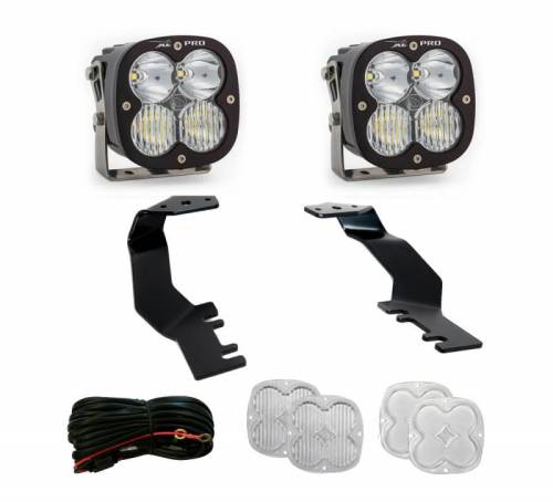 Baja Designs - 448073 | Baja Designs XL Pro A-Pillar LED Light Pod Kit For Toyota Tundra / Sequoia | 2022-2023 | Driving/Combo Light Pattern, Clear