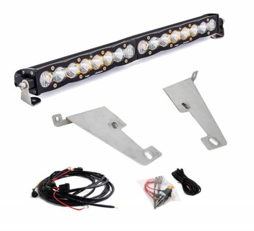 Baja Designs - 448076 | Baja Designs S8 20 Inch LED Light Bar Behind Bumper Kit For Toyota Tundra / Sequoia | 2022-2023 | Driving/Combo Light Pattern, Clear