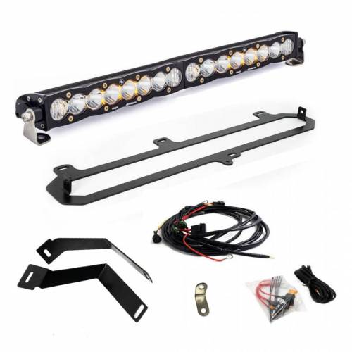 Baja Designs - 448078 | Baja Designs S8 20 Inch LED Light Bar Behind Bumper Kit For Toyota Tundra / Sequoia | 2022-2023 | ONLY Fit TRD Grill, Driving/Combo Light Pattern, Clear