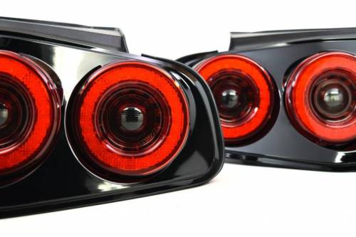 Morimoto - LF421 | Morimoto XB LED Tail Lights For Ford Mustang | 2013-2014 | Pair, Red