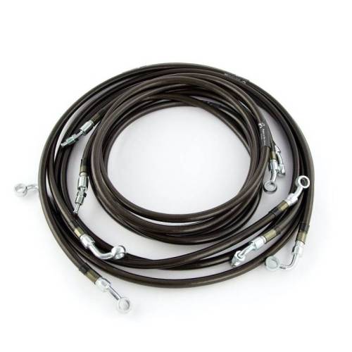 Cognito Motorsports - 360-90921 | Cognito Long Travel Front Brake Line Kit (2014-2021 Polaris RZR XP)