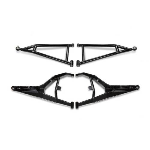 Cognito Motorsports - 360-90865 | Cognito Camber Adjustable Long Travel Front Control Arm Kit (2018-2021 Polaris RZR RS1 Includes Upper/Lower Front Control Arms)