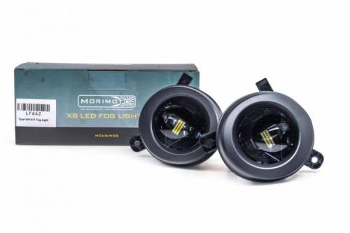 Morimoto - LF640 | Morimoto XB LED Fog Lights For Audi A4, S4, A5, S5 Quattro / A5, S5 Cabriolet / A6 / Q3 & Volkswagen CC | Pair, White Lights, S5 Type