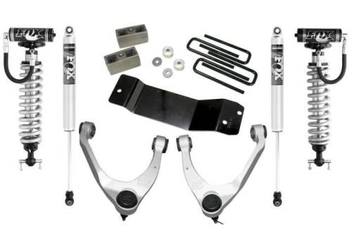 SuperLift - 3600FX | Superlift 3.5 Inch Suspension Lift Kit with Fox 2.0 Coilovers / Rear Shocks (2014-2018 Silverado, Sierra 1500 4WD | OE Aluminum or Stamped Steel Control Arms)