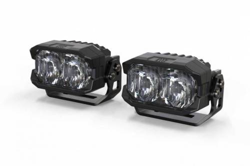 Morimoto - BAF114 | Morimoto 2Banger HXB LED Pod Lights | Pair, Combo, White Lights
