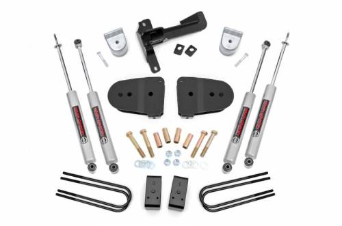 Rough Country - 43430 | Rough Country 3 Inch Suspension Lift Kit With Spacers For Ford F-250 Super Duty | 2023-2023 | Premium N3 Shocks