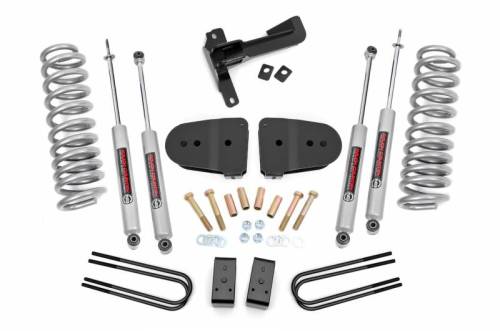 Rough Country - 43630 | Rough Country 3 Inch Suspension Lift Kit With Springs For Ford F-250 Super Duty | 2023-2023 | Premium N3 Shocks