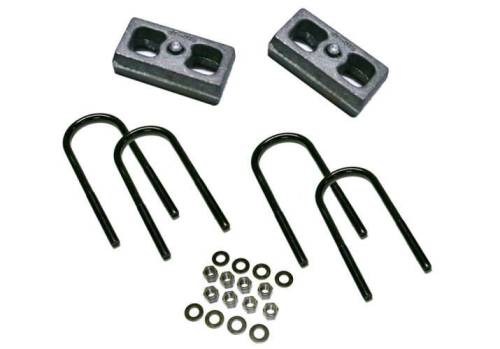 SuperLift - 9016 | Superlift 1.5 inch Block Kit (1999-2010 F250, F350 Super Duty 4WD with 3 5/8 Inch Axle Tube without Top Mount Overloads)