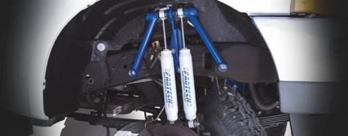 Fabtech Motorsports - FTSK2090 | Fabtech 8 Inch Multiple Front Shock System With Performance Shocks (1999-2004 F250, F350 Super Duty 4WD)