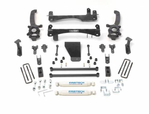 Fabtech Motorsports - K6003 | Fabtech Motorsports 6 Inch Lift Kit Basic System With Performance Rear Shocks For Nissan Frontier 2/4WD | 2006-2015