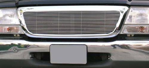 T-Rex Billet - 20676 | T-Rex Billet Series Grille | Horizontal | Aluminum | Polished | 1 Pc | Insert