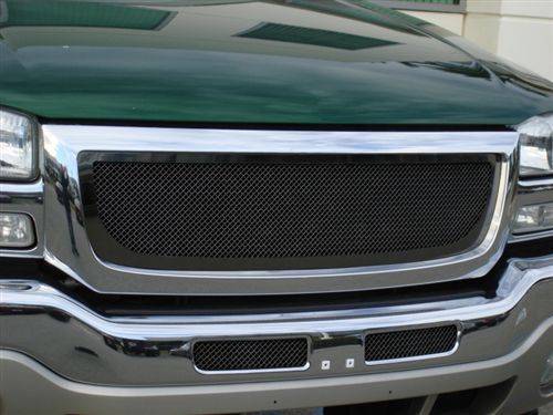 T-Rex Billet - 51200 | T-Rex Upper Class Series Mesh Grille | Small Mesh | Mild Steel | Black | 1 Pc | Insert