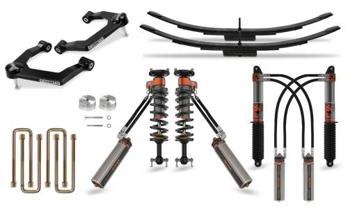 Cognito Motorsports - 510-P1213 | Cognito 3 Inch Ultimate Leveling Kit With Fox FRS 3.0 IBP Shocks (2019-2024 Silverado, Sierra 1500 2WD/4WD Includes AT4, AT4X, Trail Boss & ZR2)