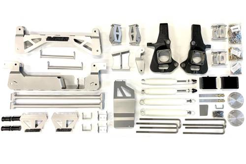 McGaughys Suspension Parts - 52053 | McGaughys 7 to 9 Inch Lift Kit 2002-2010 GM Truck 2500 4wd GAS