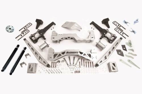 McGaughys Suspension Parts - 57050 | MsGaughys 6.5 Inch Premium Silver Lift Kit for 2009-2014 Ford F-150 (4WD)