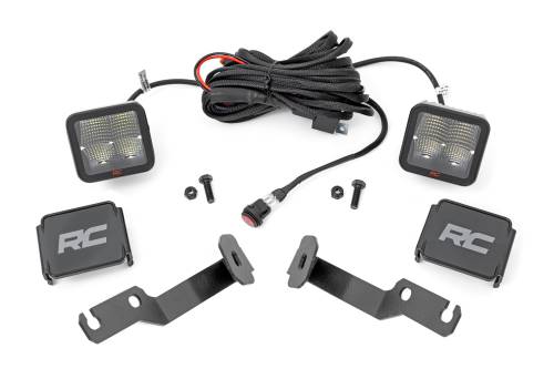 Rough Country - 71093 | Rough Country LED Ditch Light Kit For Toyota Tacoma | 2005-2015 | Spectrum Series