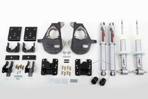 McGaughys Suspension Parts - 34170 | McGaughys 3 to 5 / 5 to 7 Inch Lowering Kit 2014-2016 GM 1500 Trucks All Cab w Factory Cast Steel Control Arms