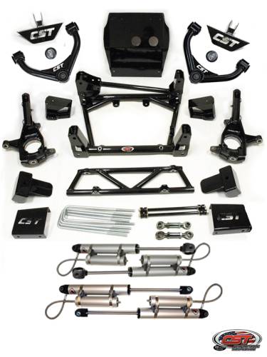 CST Suspension - CSK-G15-6BJ | CST Suspension 6 to 8 Inch Stage 6 Suspension System with Ball Joint Upper Control Arms (2011-2019 Silverado, Sierra 2500 HD, 3500 HD 2WD/4WD)
