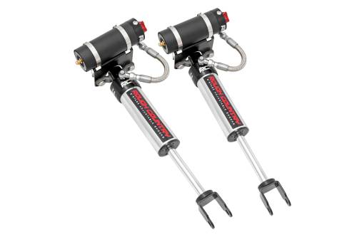 Rough Country - 689052 | Rough Country 5-7.5 Inch Front Vertex 2.5 Adjustable Shocks (2011-2024 Silverado, Sierra 2500 HD, 3500 HD 2WD/4WD | NTD Lift ONLY)