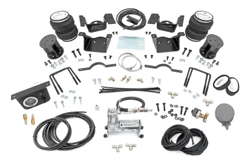 Rough Country - 100074C | Air Spring Kit | Rear | 7.5 Inch Lift Height | Chevy/GMC 2500HD/3500HD (11-19) w/ Compressor