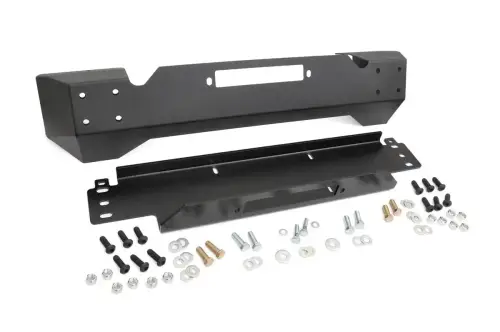 Rough Country - 1012 | Rough Country Front Stubby Winch Bumper (1987-2006 Wrangler 4WD)