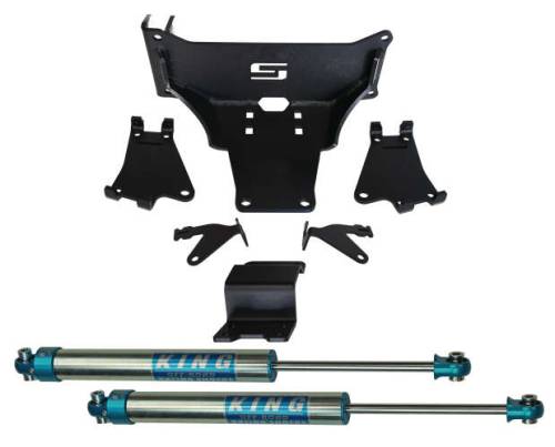 SuperLift - 92750 | Superlift Dual Steering Stabilizer Kit | King | No Lift Required (2023 F250, F350 4WD | Diesel)