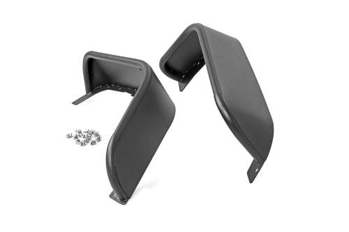 Rough Country - 10531 | Rough Country Jeep Tubular Front Fender Flares (2007-2018 Wrangler JK)