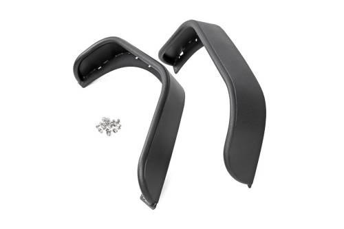 Rough Country - 10532 | Rough Country Jeep Tubular Rear Fender Flares (2007-2018 Wrangler JK)
