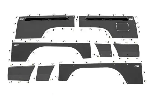 Rough Country - 10581 | Rough Country Full Body Armour Front & Rear (1997-2001 Cherokee XJ 2WD/4WD)
