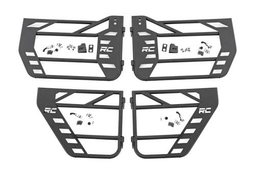 Rough Country - 10588 | Jeep Front & Rear Steel Tube Doors (07-18 Wrangler JK)
