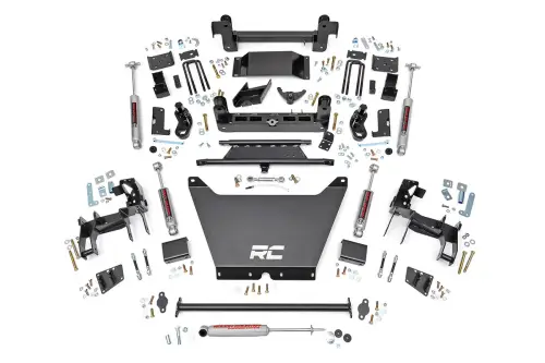 Rough Country - 244.20 | 6 Inch GM NTD Suspension Lift Kit w/ Premium N3 Shocks