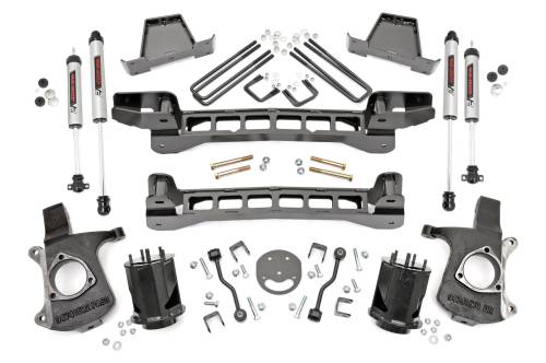 Rough Country - 23470 | 6 Inch GM Suspension Lift Kit w/ V2 Monotube Shocks