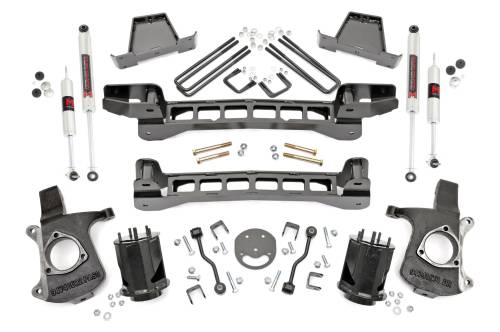 Rough Country - 23440 | Rough Country 6 Inch Lift Kit For Chevrolet Silverado / GMC Sierra 1500 | 1999-2007 (And Classic) | M1 Shocks