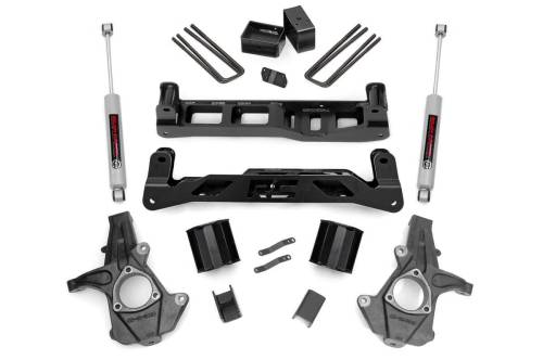 Rough Country - 26130 | 5 Inch GM Suspension Lift Kit w/ Strut Spacers, Premium N3 Shocks