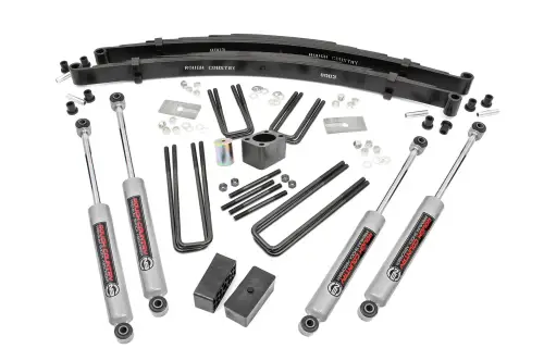 Rough Country - 301.20 | 4 Inch Dodge Suspension Lift Kit  w/ Premium N3 Shocks(Dana 60)