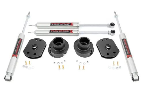 Rough Country - 30240 | Rough Country 2.5 Inch Lift Kit For Ram 2500 4WD | 2014-2023 | M1 Monotube Shocks