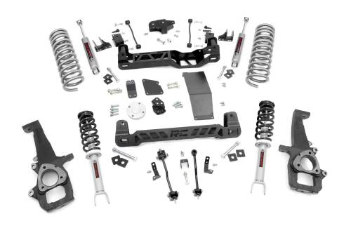 Rough Country - 33232 | Rough Country 6 Inch Lift Kit N3 Struts / N3 Rear Shocks & Variable Rate Rear Coils (2012-2018 Ram 1500 & Classic 4WD)