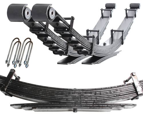 Carli Suspension - CS-DFSP-03-D-HD | Carli Suspension 1" Lift HD Full Progressive Leaf Springs Kit For Ram 2500 / 3500 4WD | 2003-2009 | Diesel, 4.0" Axle Diameter